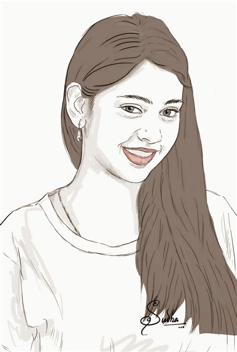 Free Coloring Pages Download How To Draw And Color Videos Drawing Of Neethi Taylor Portrait