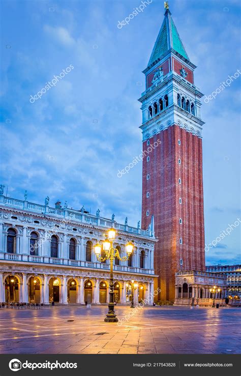 Early Morning San Marco Square Venice Italy — Stock Photo