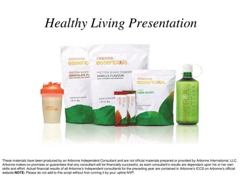Ppt Healthy Living Presentation Powerpoint Presentation Free