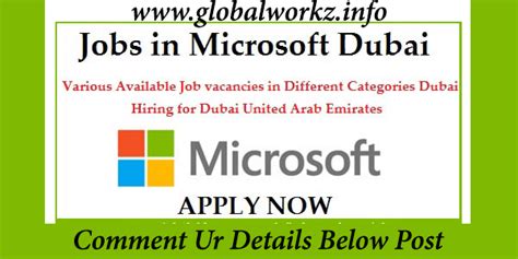 Microsoft Multiple Job Vacancies Dubai 2015 Gulf Rozee