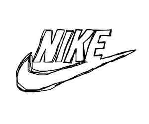 Nike Logo Coloring Pages Sketch Coloring Page