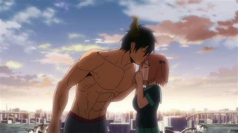 the devil is a part timer maou sadao and chiho sasaki shipp them anime d anime guys hot