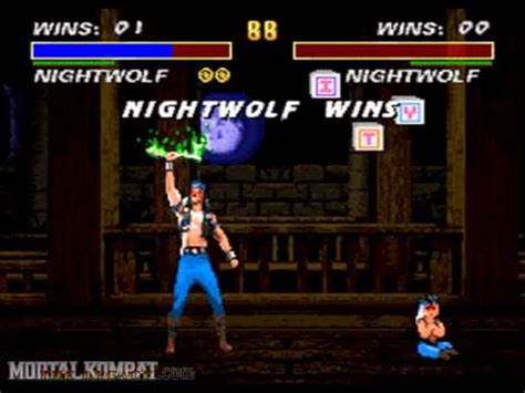 Mortal Kombat 3 SNES Nightwolf Babality YouTube