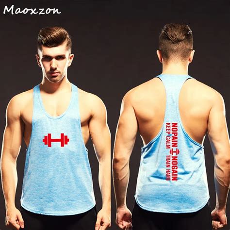 Maoxzon Mens Breathable Loose Active Fitness Tank Tops For Men Print