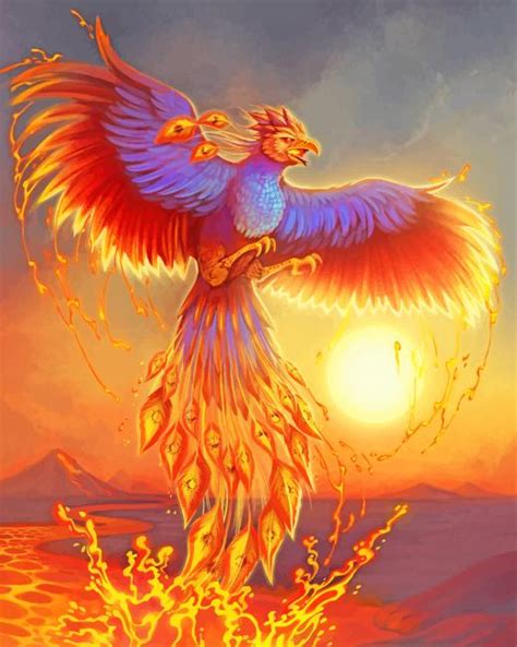 Phoenix Bird Paint By Numbers Painting By Numbers