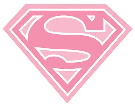 Pink Supergirl Logo Iron On Transfer 3 Divine Bovinity Design