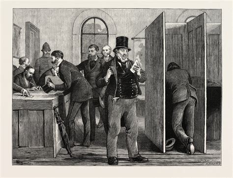 a parliamentary election the nineteenth century voting by ballot uk 1873 posters and prints by