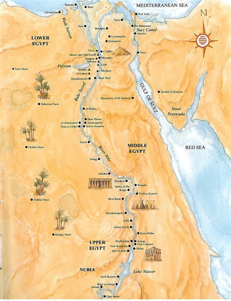 Map Of Ancient Egypt Printable