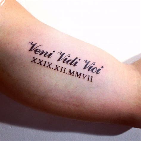Veni Vidi Vici Tattoos With Explained Meaning Tattooswin
