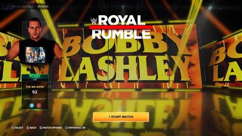 Wwe 2k23 30 Man Royal Rumble Match Youtube
