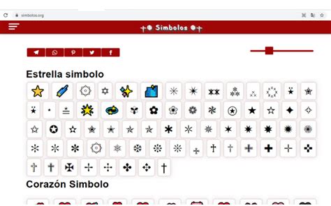 Simbolos Lista De Todos Los Simbolos💖 Chrome Web Store