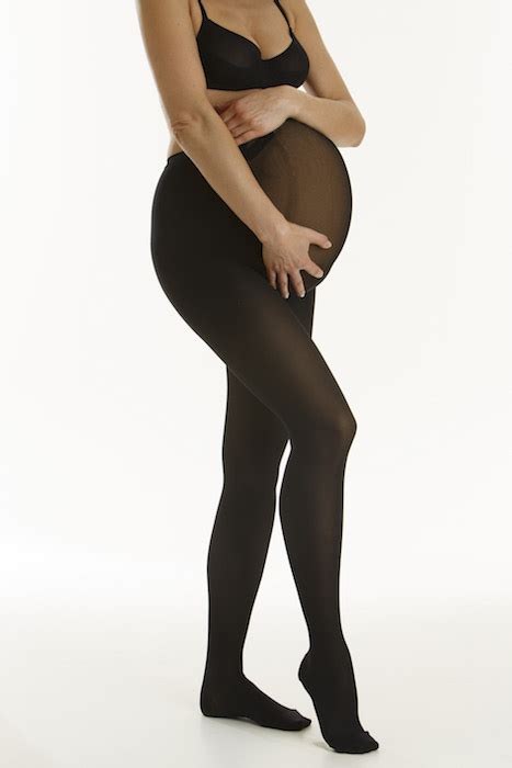 Maternity Tights Black Microfiber D