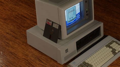 Ibm 5150 Vintage Personal Computer 3d Model Cgtrader