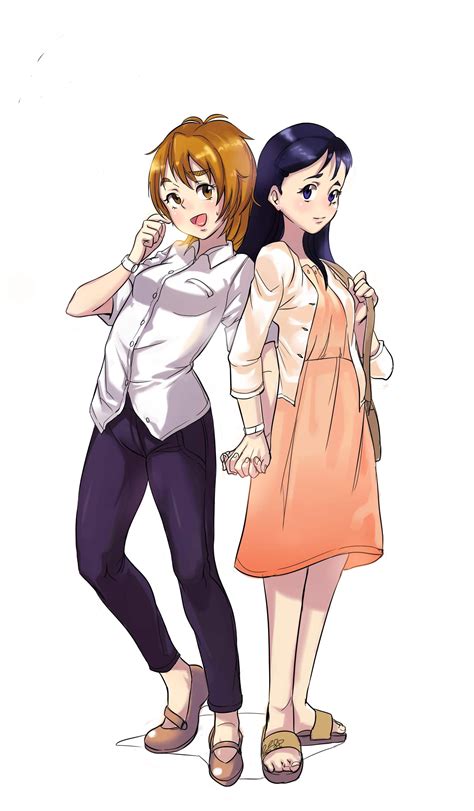 Misumi Nagisa And Yukishiro Honoka Precure And 1 More Drawn By Rumo