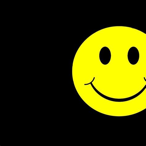 Free Download Smiley Face Black Backgrounds 1024x1024 For Your