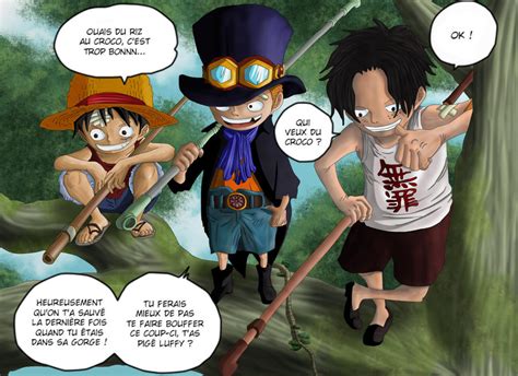 One Piece Luffy Ace Sabo By Leackim7891 On Deviantart