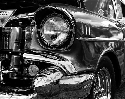 Old Classic Car In Black And White Photograph By Louis Daigle Fine