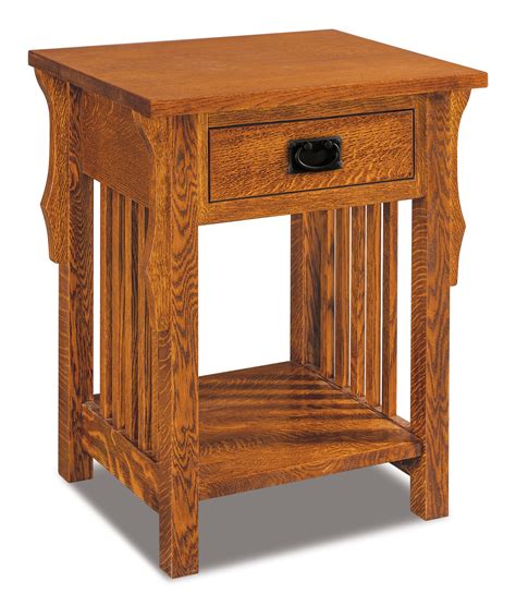 Stick Mission Nightstands Amish Solid Wood Nightstands Kvadro Furniture