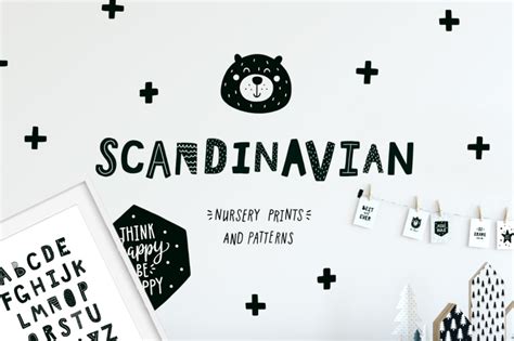 Scandinavian Nursery Prints By Tatikarpenko Thehungryjpeg
