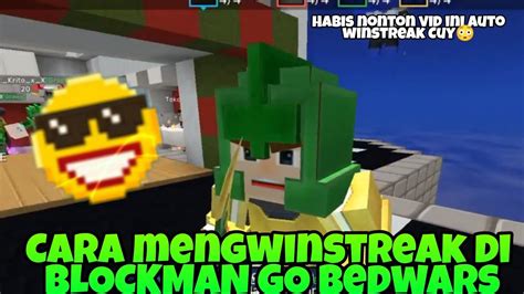 Cara Winstreak Di Blockman Go Bedwars😳👌 Blockman Go Adventure Youtube