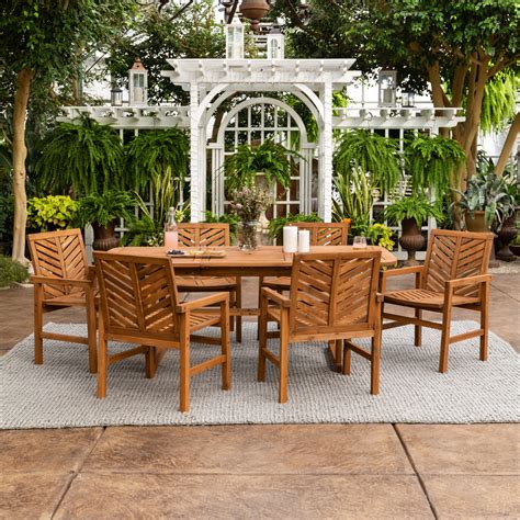 Manor Park Outdoor Patio Dining Set 7 Piece Multiple Colors And