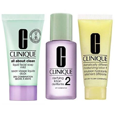 Clinique 3 Step Skincare System Trial Set Drycombination