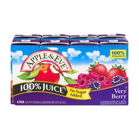 Save On Apple Eve Very Berry Juice Boxes No Sugar Added Pk Order