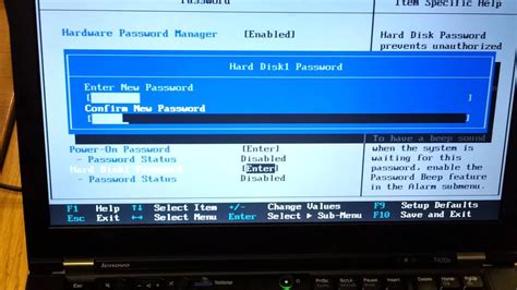 There is 2 primary partition one is system reserved. How to change the hard drive password on Lenovo T420s ...