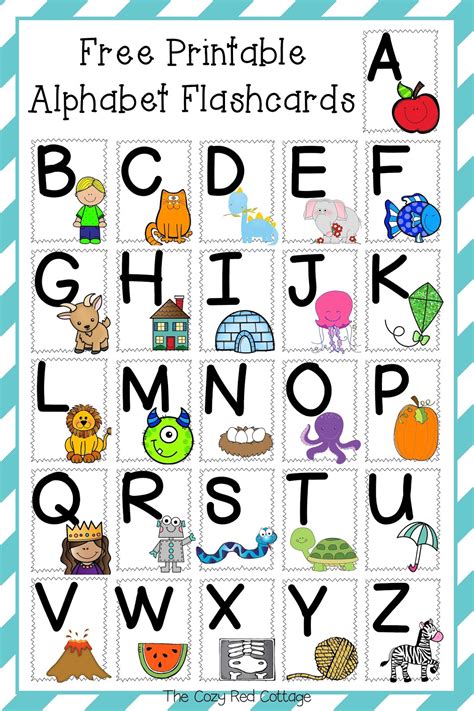 Free Printable Alphabet Letters Flash Cards Printable
