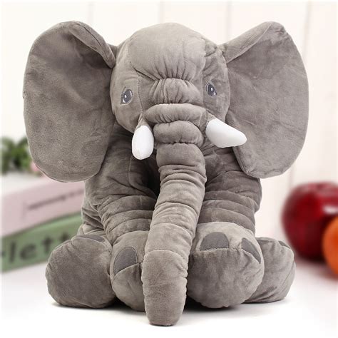 235″ 60cm Cute Jumbo Elephant Plush Doll Stuffed Animal Soft Kids Toy