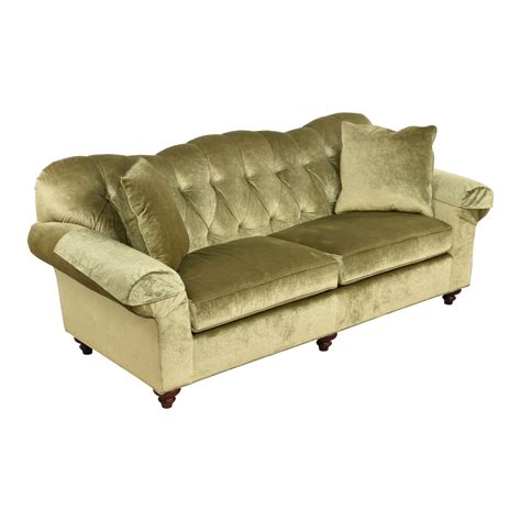 Baker Furniture Milling Road Tufted Camelback Sofa 59 Off Kaiyo