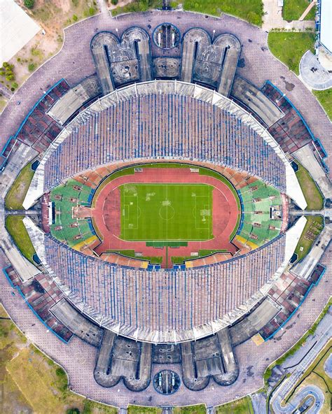Hd Wallpaper Birds Eye View Of Soccer Stadium Aerial View Of Soccer