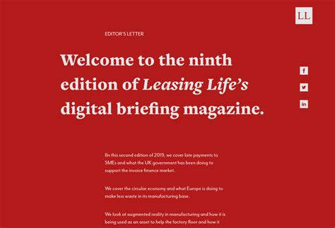 Editor S Letter Leasing Life Issue 9 May 2019