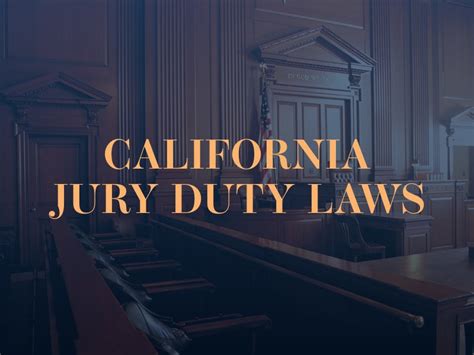Do Employers Have To Pay For Jury Duty In California