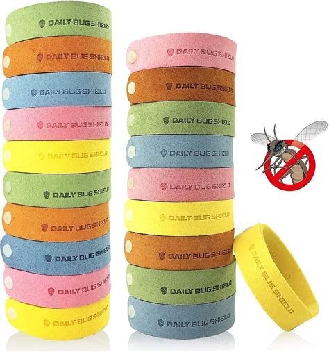 Mosquito Repellent Bracelet 20 Pack Deet Free Insect Repellent Band