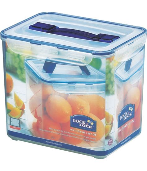 Lock And Lock Polyproplene Food Container Set Of 1 Buy Online At Best