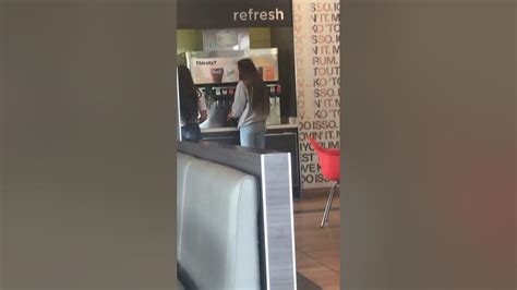 Girl At Lecanto Mcdonald’s Flashing Butt Like Trying To Get Old Man Attention And Make Girl