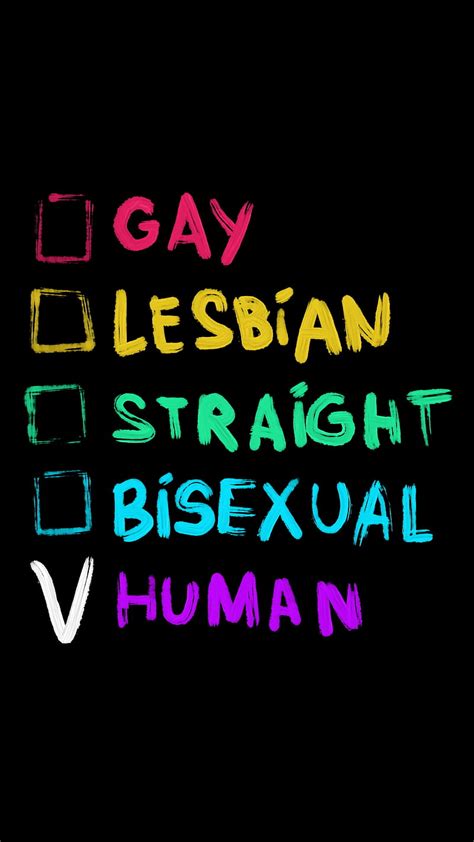 Human 2 Bisexual Gay Human Quote Text Wordart Words Hd Phone Wallpaper Peakpx