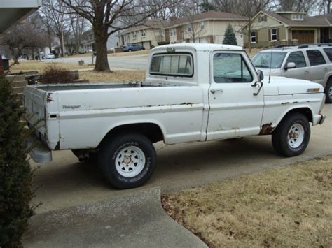 Rare 1972 Ford F100 Ranger Xlt Short Bed 4x4 For Sale Photos