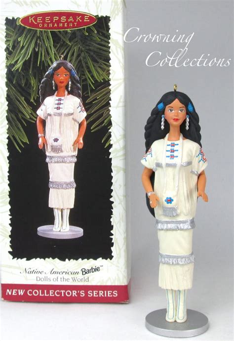 1996 Hallmark Native American Barbie Keepsake Ornament 1st In Etsy