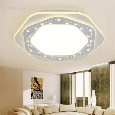 Ultra Thin Led Ceiling Lamp Modern Simple Living Room Lights Warm
