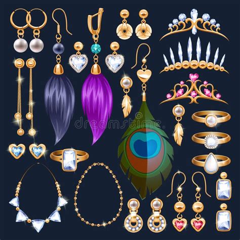 Jewelry Realistic Icons Stock Illustrations 357 Jewelry Realistic