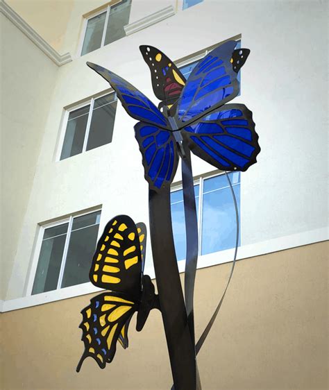 Butterfly Sculptures Acrylic Butterfly Sculptures Placzek Studios