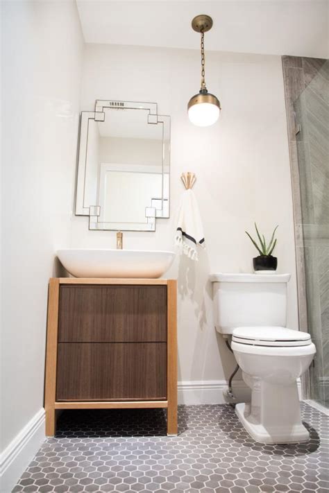 Each tile interlocks for an easy diy bathroom project. Country Small Bathroom With Mosaic Tile Floor | HGTV