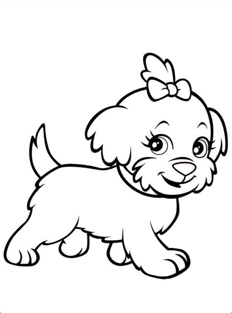Lets begin perusing through the list of dogs coloring sheets below. Little dog girlFrom the gallery : Kids Animals | Puppy coloring pages, Dog coloring page, Animal ...