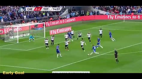 Hazard Goal Corner Chelsea Tottenham Matic Youtube
