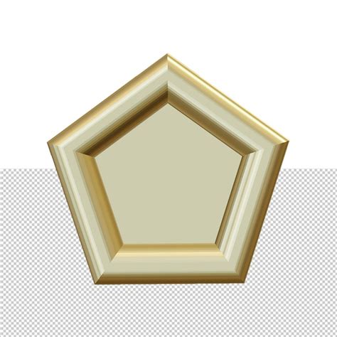 Premium Psd Blank Gold Labels And Badge 3d Render