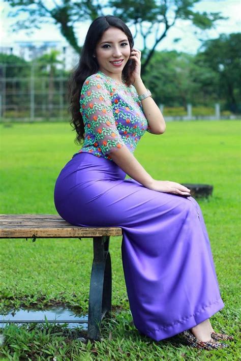 Asian Model Girl Burmese Girls Girls Long Dresses Myanmar Women Beautiful Asian Women