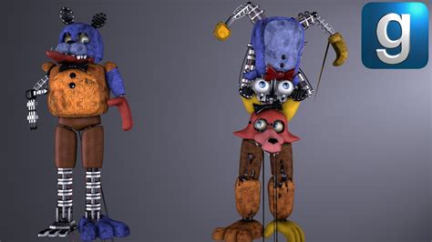 Gmod Fnaf Rebuilding Weird Animatronics With Spare Parts Youtube