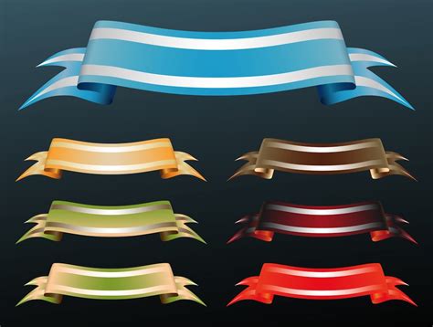 Ribbons Designs Vector Art And Graphics